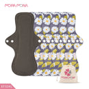 Almohadillas menstruales Mora Mona transpirables para mujer, delineador de bragas femeninas, servilleta sanitaria, paño lavable reutilizable, 1/5 Uds.