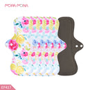 Almohadillas menstruales Mora Mona transpirables para mujer, delineador de bragas femeninas, servilleta sanitaria, paño lavable reutilizable, 1/5 Uds.