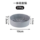 Silikontopf für Airfryer Wiederverwendbares Airfryer Zubehör Backkorb Pizzateller Grilltopf Küche Kuchen Kochen Backwerkzeuge