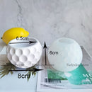 Moldes redondos para portavelas de arcilla y cemento, maceta de hormigón, maceta de silicona, molde para recipiente, vela de yeso, molde de resina epoxi