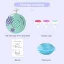 Electric Baby Nail Trimmer Kid Nail Polisher Tool Infant Manicure Scissors Baby Hygiene Kit Baby Nail Clipper Cutter For Newborn