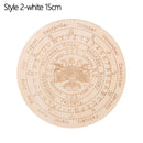 Carven Altar Wooden Divination Pendulum Board Star Sun Moon Laser Cut Slice Wood Base Coasters Wall Sign Decor Hexagonal Pointed