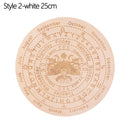 Carven Altar Wooden Divination Pendulum Board Star Sun Moon Laser Cut Slice Wood Base Coasters Wall Sign Decor Hexagonal Pointed