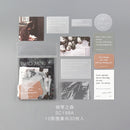 30 Uds. De pegatinas estéticas para diario, serie de momentos, pegatinas decorativas DIY, álbumes de recortes creativos, suministros escolares estacionarios