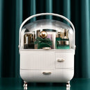 Transparent Cosmetic Storage Box Makeup Drawer Organizer Jewelry Nail Polish Make Up Container Desktop Beauty Storage Case