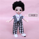 BJD Mini 16cm Doll 13 Movable Joints 1/12 Multi-color Hair Princess Doll and Clothes Can Dress Up Girls DIY Toys Birthday Gifts
