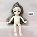 BJD Mini 16cm Doll 13 Movable Joints 1/12 Multi-color Hair Princess Doll and Clothes Can Dress Up Girls DIY Toys Birthday Gifts
