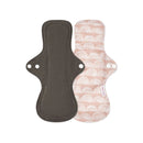 Happy Flute Washable Sanitary Towel Absorbent Reusable Charcoal Bamboo Cloth Menstrual Pad 1 Piece