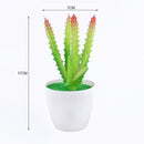 Mini Artificial Aloe Plants Bonsai Small Simulated Tree Pot Plants Fake Flowers Office Table Potted Ornaments Home Garden Decor