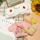 Ropa para pato 30 cm lalafanfan pato accesorios de muñeca de juguete con diadema bolsa suéter sombrero juguetes para niños para niñas