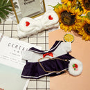 Ropa para pato 30 cm lalafanfan pato accesorios de muñeca de juguete con diadema bolsa suéter sombrero juguetes para niños para niñas