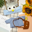 Ropa para pato 30 cm lalafanfan pato accesorios de muñeca de juguete con diadema bolsa suéter sombrero juguetes para niños para niñas