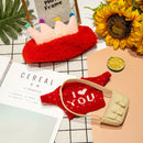 Ropa para pato 30 cm lalafanfan pato accesorios de muñeca de juguete con diadema bolsa suéter sombrero juguetes para niños para niñas