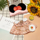 Ropa para pato 30 cm lalafanfan pato accesorios de muñeca de juguete con diadema bolsa suéter sombrero juguetes para niños para niñas