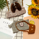 Ropa para pato 30 cm lalafanfan pato accesorios de muñeca de juguete con diadema bolsa suéter sombrero juguetes para niños para niñas