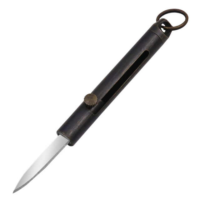 MINI Wandern Angeln Jagd Gadget EDC Messer Papierschneiden Selbstverteidigung Waffe Schlüsselanhänger Werkzeug Outdoor Camping Sicherheit Überleben