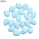 20/50Pcs Foam Easter Eggs Happy Easter Decorations Painted Bird Pigeon Eggs DIY Craft Kids Gift Favor Home Decor Easter Party