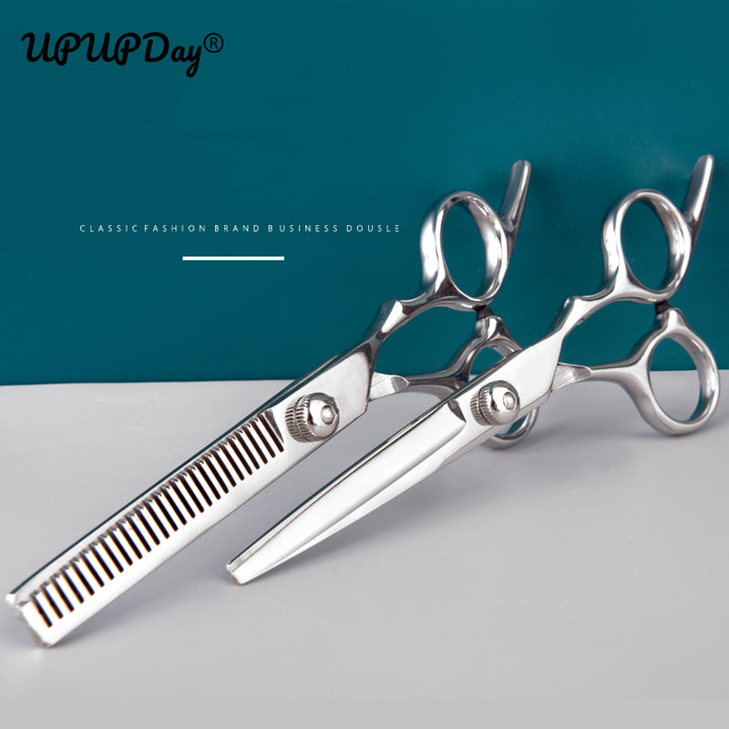 Stainless Steel Scissors for Hair Thinning and Cutting Clipper 6 inches Hairdressing Products Haircut Trim Hairs Cutting Barber