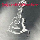 2022 Valentines Day Gift 3D Love Lamp Acrylic Bear Rose LED Night Light Kids Birthday Gift Rabbit Easter Deco Wedding Decoration