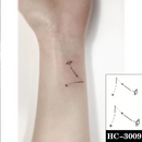 Waterproof Temporary Tattoo Stickere Black Hand Drawn Heart Design Body Art Fake Tattoo Flash Tattoo Wrist Ankle Female