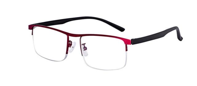 Multifokale progressive Lesebrille Männer Frauen Anti Blue UV Protect EyesGlasses Halbrahmen Automatische Anpassungsbrille