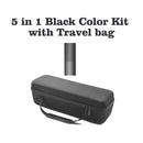 Hair Dryer Brush 5 In 1 Electric Blow Dryer Comb Hair Curling Wand Detachable Brush Kit Negative Ion Straightener Hair Curler