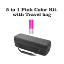 Hair Dryer Brush 5 In 1 Electric Blow Dryer Comb Hair Curling Wand Detachable Brush Kit Negative Ion Straightener Hair Curler