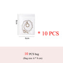 New Anti-oxidation Jewelry Storage Bag Desktop Drawer Organizer Transparent Necklace Bracelet Ring Holder Ziplock Bag Storage