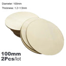 Diameter 1-10CM Natural Unfinished Round Wood Slices Circles Discs for DIY Craft kids Christmas Painting Toys Ornament Decor