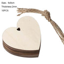 Diameter 1-10CM Natural Unfinished Round Wood Slices Circles Discs for DIY Craft kids Christmas Painting Toys Ornament Decor