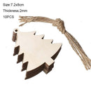 Diameter 1-10CM Natural Unfinished Round Wood Slices Circles Discs for DIY Craft kids Christmas Painting Toys Ornament Decor