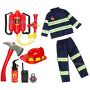 2022 Halloween Cosplay Kids Firefighter Uniform Children Sam Fireman Role Work Clothing Suit Boy Girl Performance Party Costumes