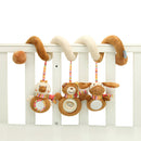 Toy Baby Stroller Comfort Stuffed Animal Rattle Crib Rattles Toys Gift Mobile Infant Stroller Toys For Baby Hanging Bed Bell Toy