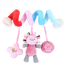 Toy Baby Stroller Comfort Stuffed Animal Rattle Crib Rattles Toys Gift Mobile Infant Stroller Toys For Baby Hanging Bed Bell Toy