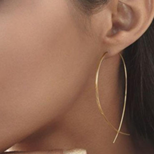 2022 Art- und Weiseschmucksache-ethnische rote Rosen-Tropfen-Ohrringe große Strass-Ohrring-Weinlese für Frauen-Rosen-Goldspirale baumeln Ohrring