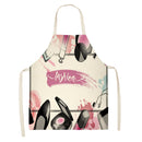 Nail Polish Lipstick Beauty Kitchen Women Apron Household Cleaning Cotton Linen Pinafore Salon Home Cooking Baking Adult BIb