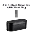 Hair Dryer Brush 5 In 1 Electric Blow Dryer Comb Hair Curling Wand Detachable Brush Kit Negative Ion Straightener Hair Curler