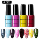NICOLE DIARY 6ml Stamping Nail Polish Black White Nail Art Printing Varnish Stamp for Nails Hybrid Nail Polish Lacquers