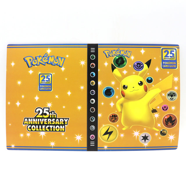 240 Stück Halter Sammlungen Pokemon Karten Album Buch Spielfiguren Map Binder Ordner Top Loaded List Spielzeug Weihnachtsgeschenk für Kinder