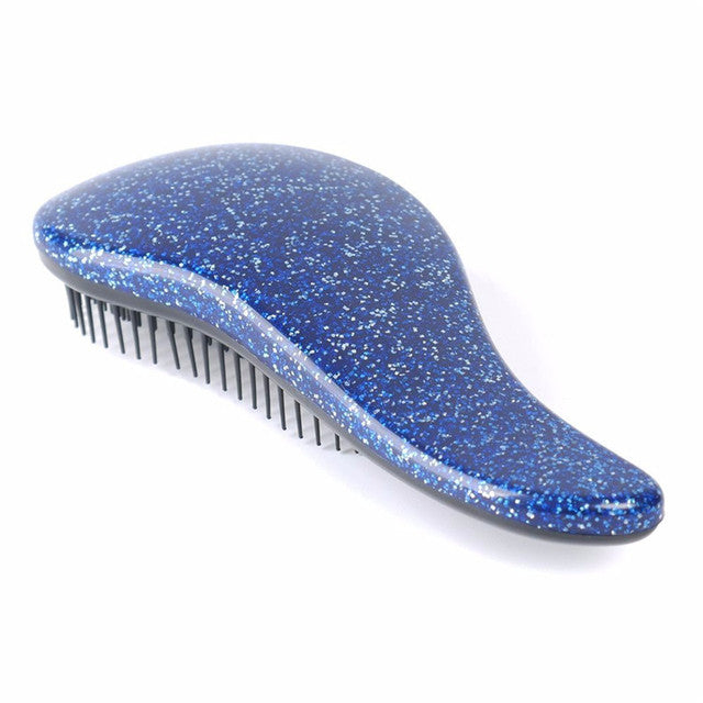 Glitter Shiny Hair Comb Magic Anti-static Massage Comb Scalp Cute Anti Detangle Shower Hair Brush Comb Styling Tools