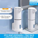 New Multifunctional Bathroom Soap Dispenser Intelligent Sensing Foam Soap Dispenser High Quality USB Charger Hand Sanitizer