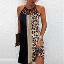 Sexy Dress Women Beach Mini Dress Fashion Dress Women Summer Sleeveless Hollow Elegant Boho Party Dress Print Vestido 2022