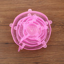 Silicone Stretch Lids Food Silicone Cover Cap Reusable Food Wrap Covers Pot Lid Silicone Lid Cover Cooking Food Fresh Bowl Cover