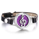 Nueva pulsera de aromaterapia Tree of Life, pulsera difusora de aceite esencial, medallón de Perfume, pulseras de cuero para mujer, pulseras