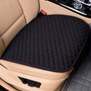 Funda de asiento de coche de lino, cojín de tela de lino delantero y trasero, alfombrilla protectora transpirable, alfombrilla Universal para Interior de coche, camión, SUV, furgoneta