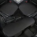 Funda de asiento de coche de lino, cojín de tela de lino delantero y trasero, alfombrilla protectora transpirable, alfombrilla Universal para Interior de coche, camión, SUV, furgoneta