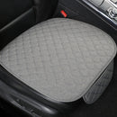 Funda de asiento de coche de lino, cojín de tela de lino delantero y trasero, alfombrilla protectora transpirable, alfombrilla Universal para Interior de coche, camión, SUV, furgoneta