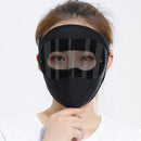 Windproof Anti Dust Face Mask Cycling Ski Breathable Masks Fleece Face Shield Hood with High Definition Anti Goggles Skullies