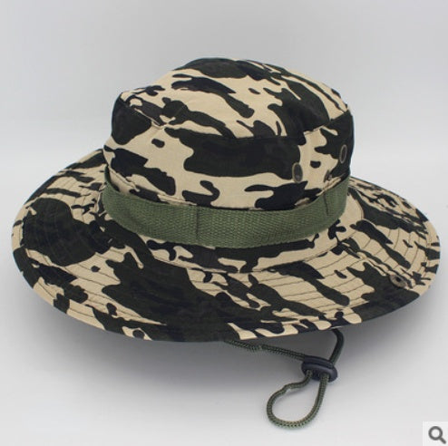 Gorra táctica de camuflaje militar Boonie sombrero de cubo gorras militares Camo hombres deportes al aire libre sol cubo gorra pesca senderismo caza sombreros