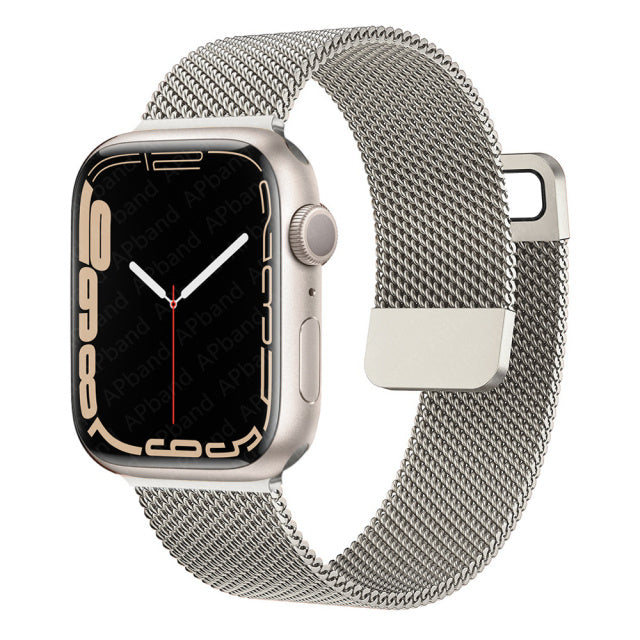 Correa para Apple watch Band 44mm 40mm 38mm 42mm Accesorios Magnetic Loop smartwatch pulsera iWatch series 7 4 5 6 SE 45mm 41mm
